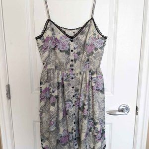 Urban Outfitters Purple Flower Dress
